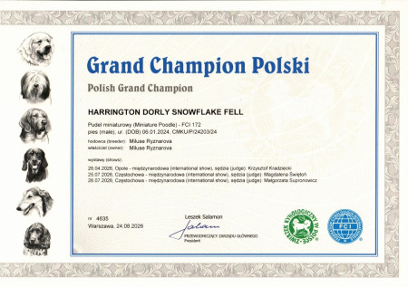 Polský Grand šampion